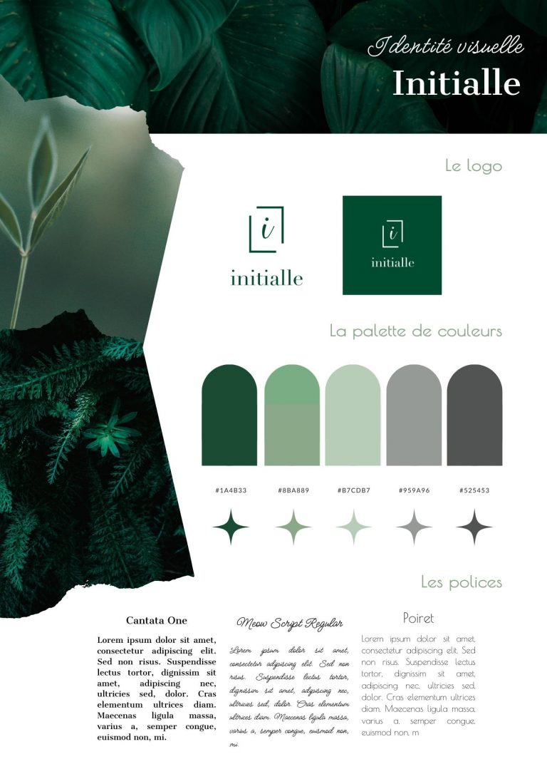 Identité visuelle Initialle